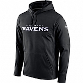 Men's Baltimore Ravens Nike Circuit Wordmark Essential Performance Pullover Hoodie Black,baseball caps,new era cap wholesale,wholesale hats